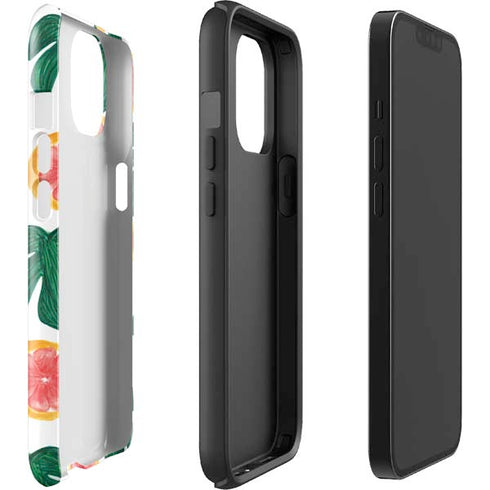 Bouffants and Broken Hearts Tropical Leaves and Citrus iPhone 15 Impact Case